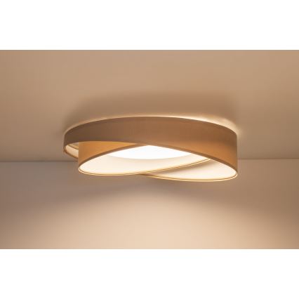 Luminaria LED de techo regulable SMART GALAXY MODERN LED/24W/230V 3000-6500K Ø 55 cm beige/blanco + mando a distancia
