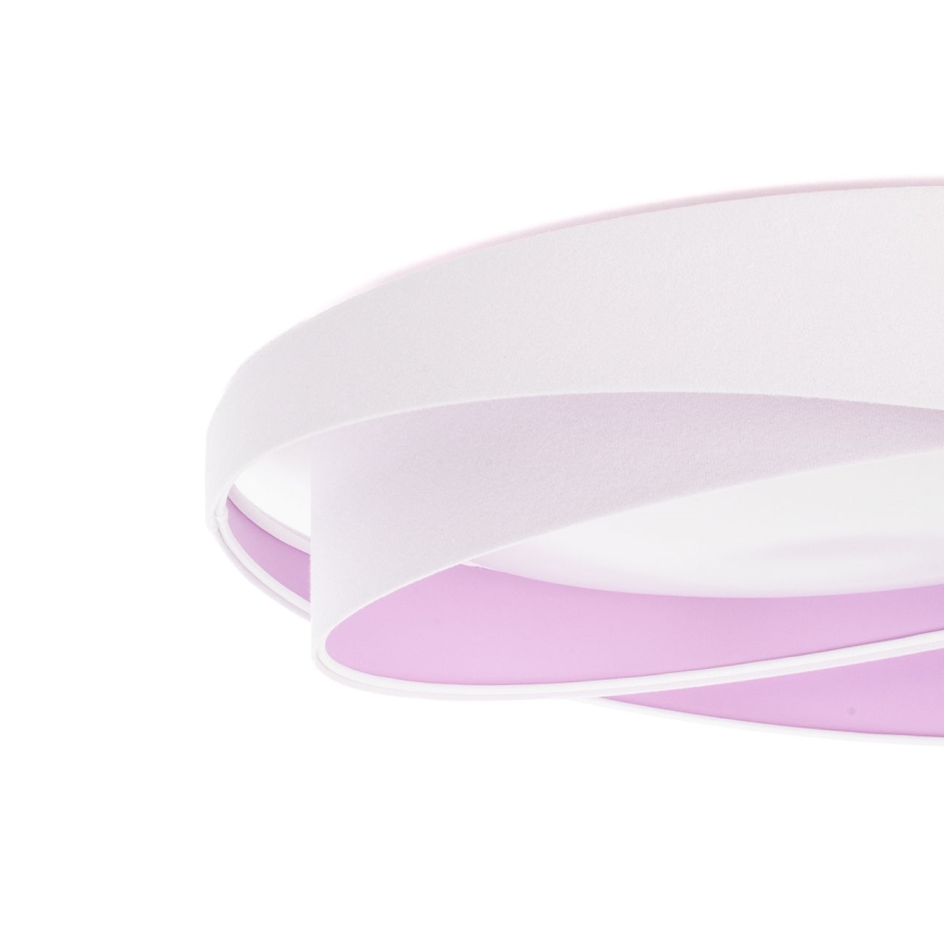Lámpara de techo LED regulable SMART GALAXY MODERN LED/24W/230V 3000-6500K diámetro 55 cm blanco/morado + mando a distancia