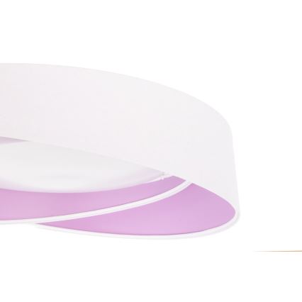 Lámpara de techo LED regulable SMART GALAXY MODERN LED/24W/230V 3000-6500K diámetro 55 cm blanco/morado + mando a distancia