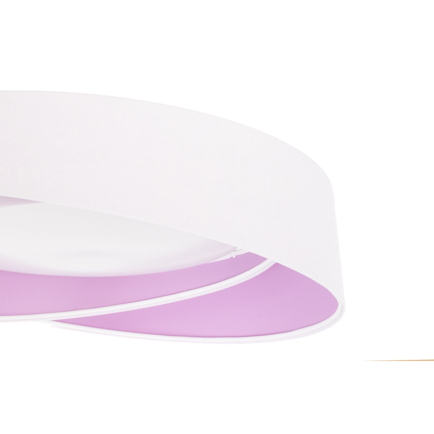 Lámpara de techo LED regulable SMART GALAXY MODERN LED/24W/230V 3000-6500K diámetro 55 cm blanco/morado + mando a distancia