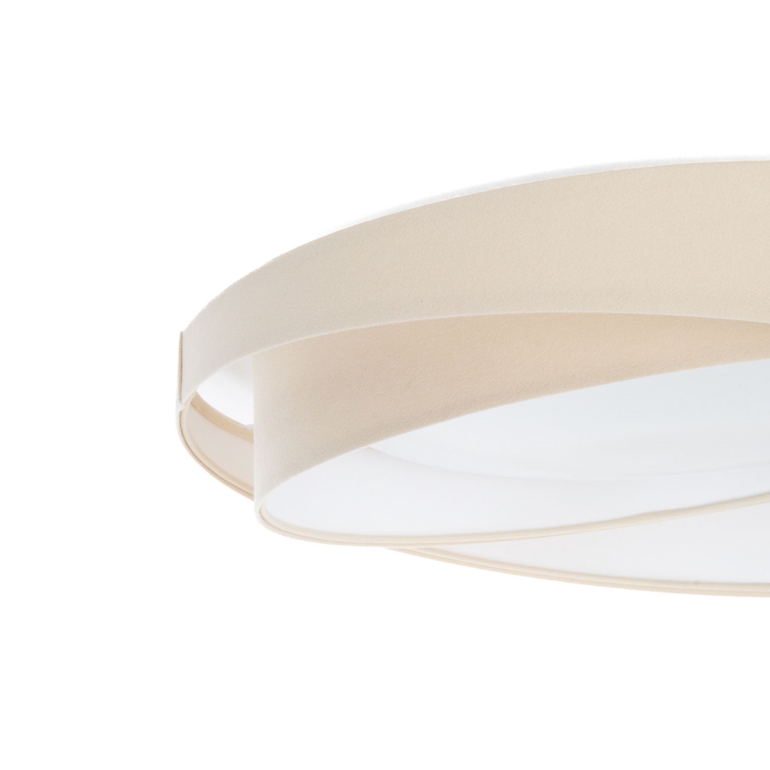 Lámpara de techo regulable SMART GALAXY MODERN LED/24W/230V 3000-6500K Ø 55 cm crema/blanco + mando a distancia