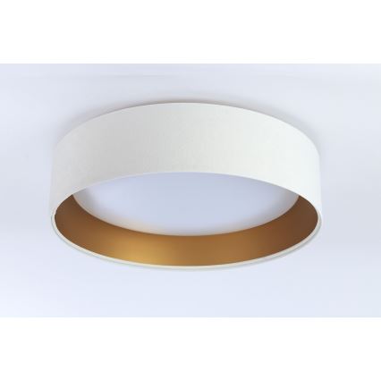 Lámpara de techo LED regulable SMART GALAXY LED/24W/230V Ø 44 cm blanca/dorada 3000-6500K + mando a distancia