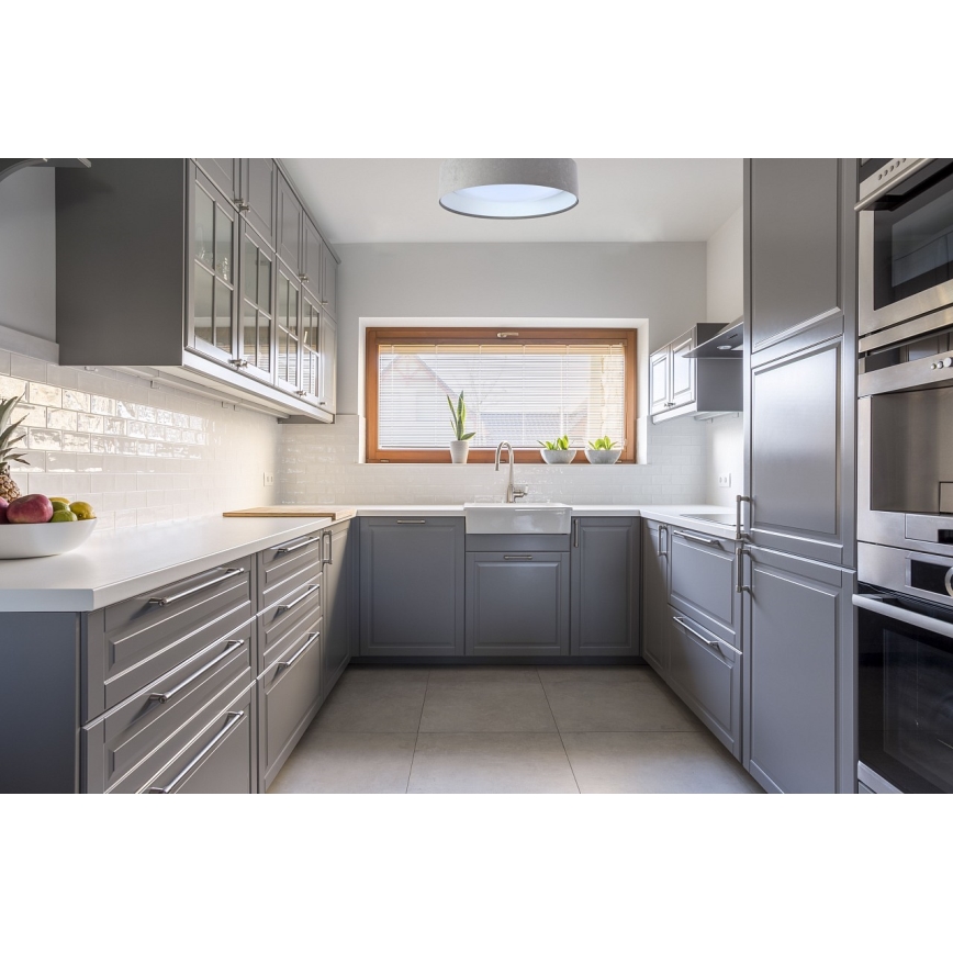 Lámpara de techo LED regulable SMART GALAXY LED/24W/230V diámetro 44 cm gris/blanco 3000-6500K + mando a distancia