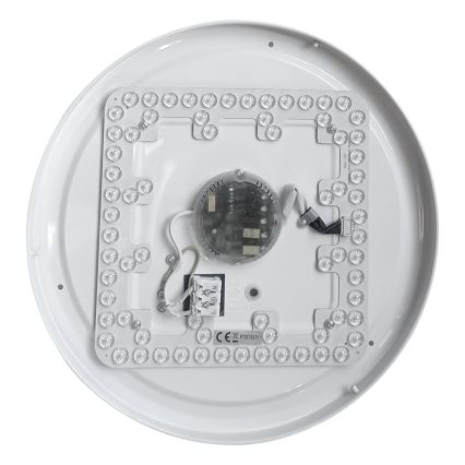 Plafón LED RGBW regulable MELO LED/36W/230V 3000-6000K Ø 39 cm blanco + mando a distancia