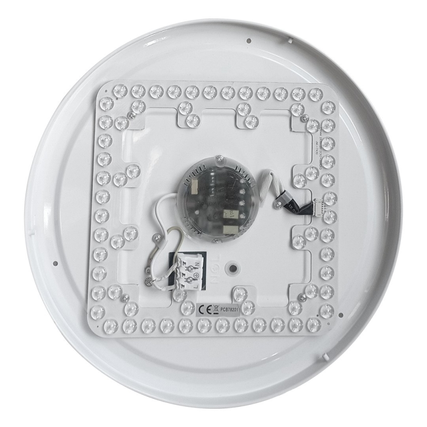 Plafón LED RGBW regulable MELO LED/36W/230V 3000-6000K Ø 39 cm blanco + mando a distancia