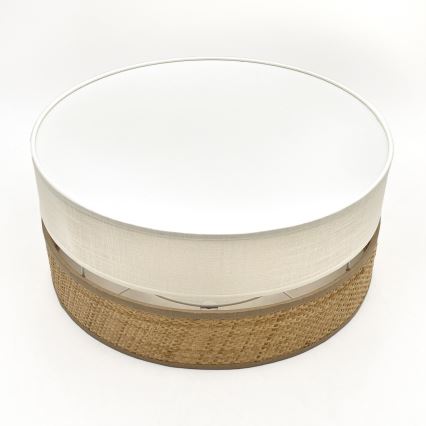 Lámpara de techo LED SIRJA BOHO LED/20W/230V 4000K Ø 35 cm beige/crema