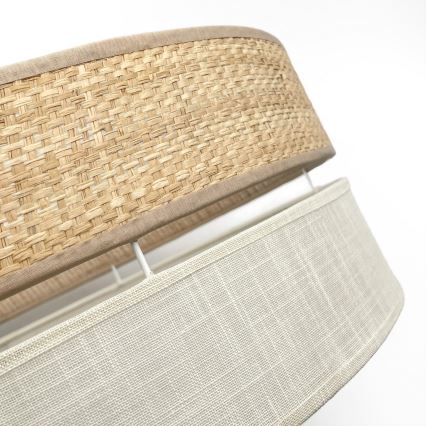 Lámpara de techo LED SIRJA BOHO LED/20W/230V 4000K Ø 35 cm beige/crema