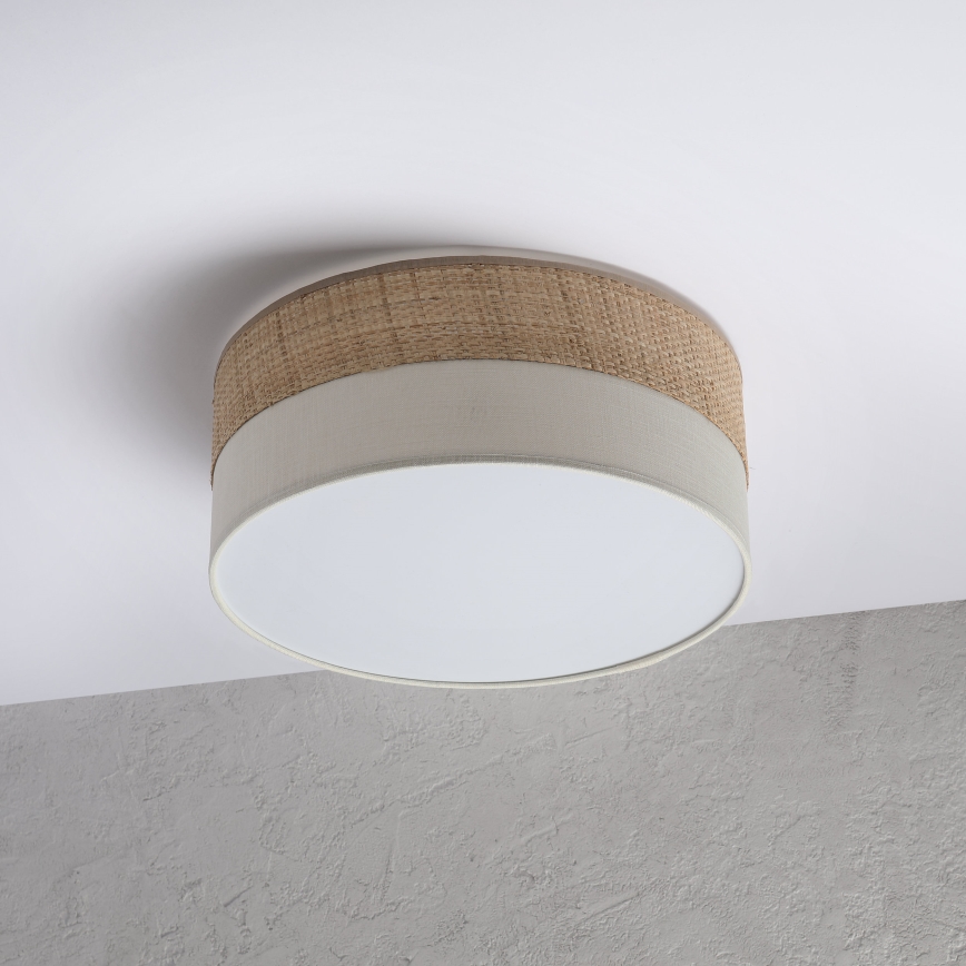 Lámpara de techo LED SIRJA BOHO LED/20W/230V 4000K diámetro 35 cm beige/crema