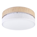 Lámpara de techo LED SIRJA BOHO LED/36W/230V 4000K Ø 45 cm beige/blanco