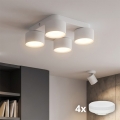 Lámpara de techo LED SPACE, 4x GX53/15W/230V, blanca