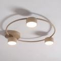 Lámpara de techo LUCIO 3xGX53/10W/230V beige