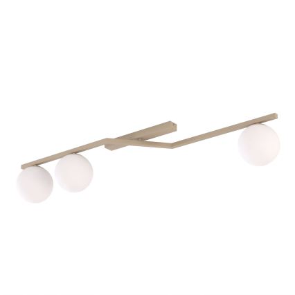 Lámpara de techo NATON 3xE14/10W/230V beige/blanco