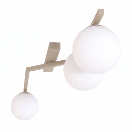 Lámpara de techo NATON 3xE14/10W/230V beige/blanco