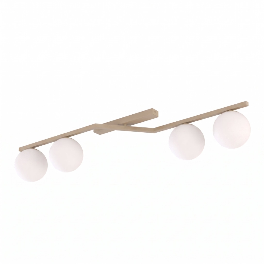 Lámpara de techo NATON 4xE14/10W/230V beige/blanco