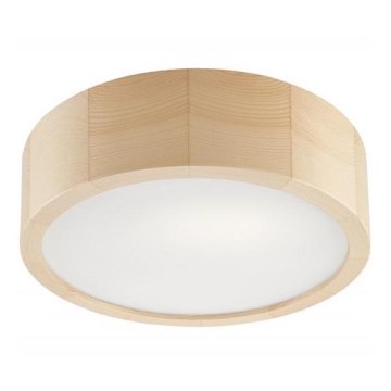Lámpara de techo NATURAL 1xE27/60W/230V, diámetro 27,5 cm, pino