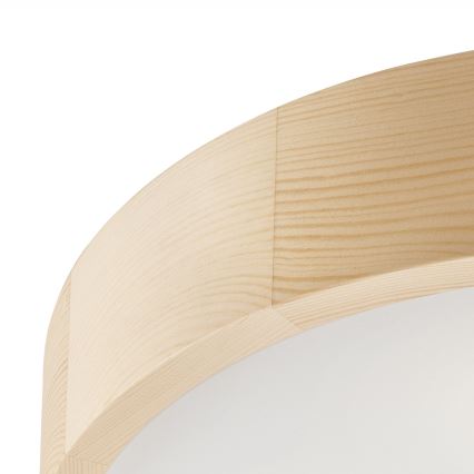Lámpara de techo NATURAL 3xE27/60W/230V, diámetro 47,5 cm, madera de pino