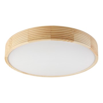 Lámpara de techo NATURAL MODERN 4xE27/15W/230V Ø 58 cm de pino