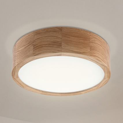 Lámpara de techo OAK 1xE27/60W/230V roble ? 27,5 cm