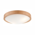 Lámpara de techo OAK SLIM 2xE27/60W/230V roble ? 37 cm