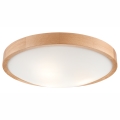Lámpara de techo OAK SLIM 3xE27/60W/230V roble ø 47 cm