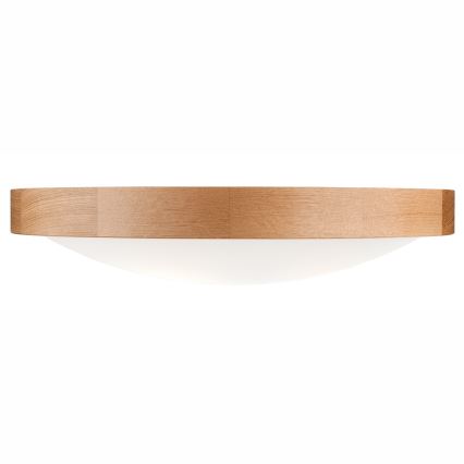 Lámpara de techo OAK SLIM 3xE27/60W/230V roble ø 47 cm
