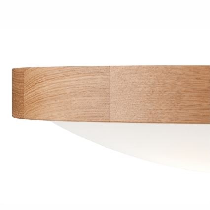 Lámpara de techo OAK SLIM 3xE27/60W/230V roble ø 47 cm