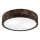 Lámpara de techo OAK SMOKY 2xE27/15W/230V Ø 37,5 cm roble/marrón oscuro