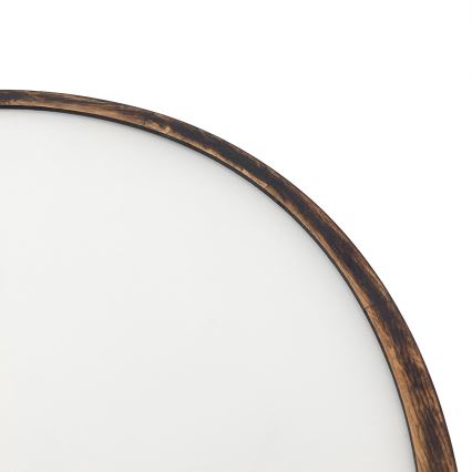 Lámpara de techo OAK SMOKY 3xE27/15W/230V Ø 47,5 cm roble/marrón oscuro
