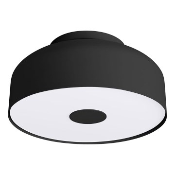Lámpara de techo OMIQ 4xE27/15W/230V Ø 30 cm negra