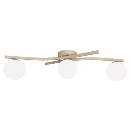 Lámpara de techo OPUS 3xE14/10W/230V beige/blanco