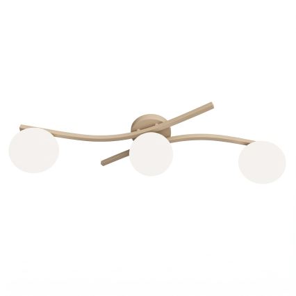 Lámpara de techo OPUS 3xE14/10W/230V beige/blanco