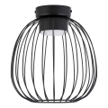 Lámpara de techo OVELLA 1xGX53/10W/230V diámetro 25 cm negra