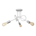 Lámpara de techo OXFORD 3xE27/15W/230V blanco