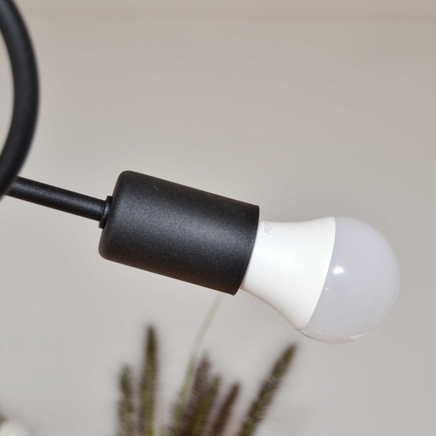Lámpara de techo OXFORD 4xE27/15W/230V negro/verde