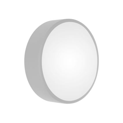Lámpara de techo para baño con sensor CLEO 3xE27/24W/230V, diámetro 40 cm, color gris, protección IP54
