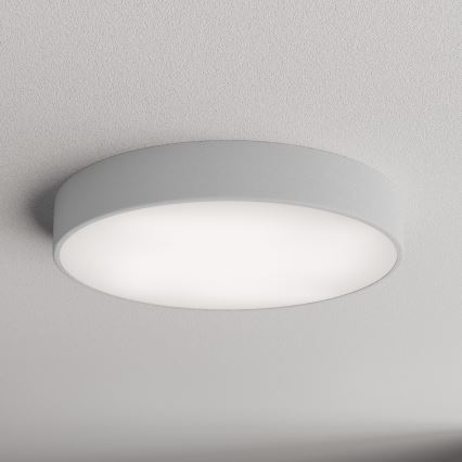 Lámpara de techo para baño con sensor CLEO 4xE27/24W/230V Ø 50 cm IP54 gris