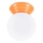 Lámpara de techo para baño ZORI 1xG9/8W/230V Ø 12 cm IP44 naranja