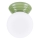 Lámpara de techo para baño ZORI 1xG9/8W/230V Ø 12 cm IP44 verde