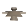 Lámpara de techo PLATO 1xE27/15W/230V, diámetro 32 cm, beige