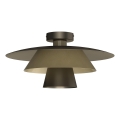 Lámpara de techo PLATO 1xE27/15W/230V, Ø 32 cm, acabado en bronce
