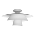 Lámpara de techo PLATO 1xE27/15W/230V Ø 32 cm blanca