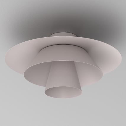 Lámpara de techo PLATO 1xE27/15W/230V Ø 32 cm color crema