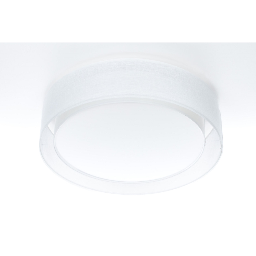 Lámpara de techo PURO 2xE27/40W/230V diámetro 50 cm blanca