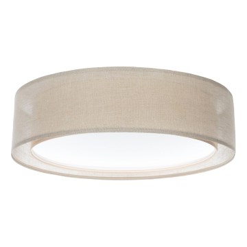 Lámpara de techo PURO 2xE27/40W/230V Ø 50 cm beige