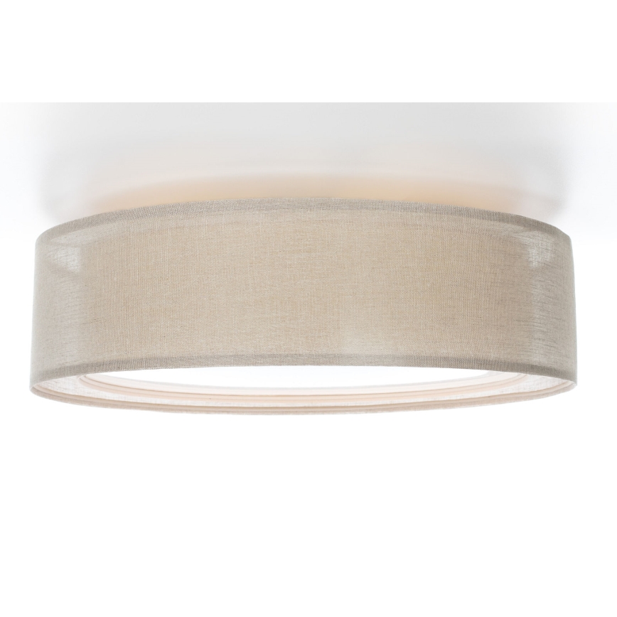Lámpara de techo PURO 2xE27/40W/230V Ø 60 cm beige