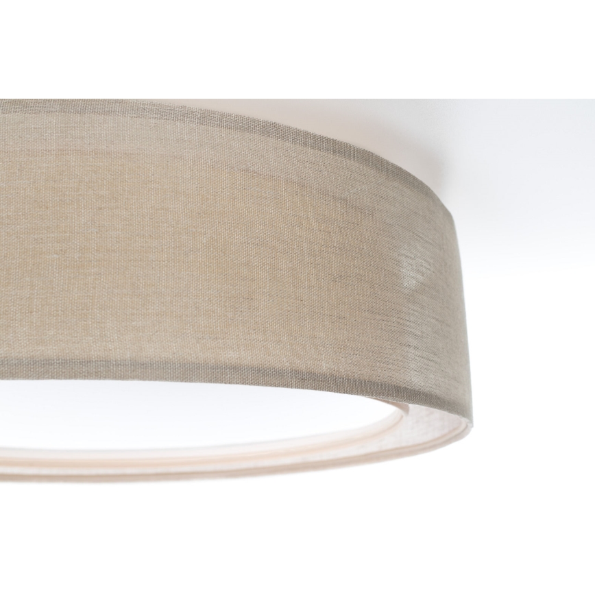Lámpara de techo PURO 2xE27/40W/230V Ø 60 cm beige
