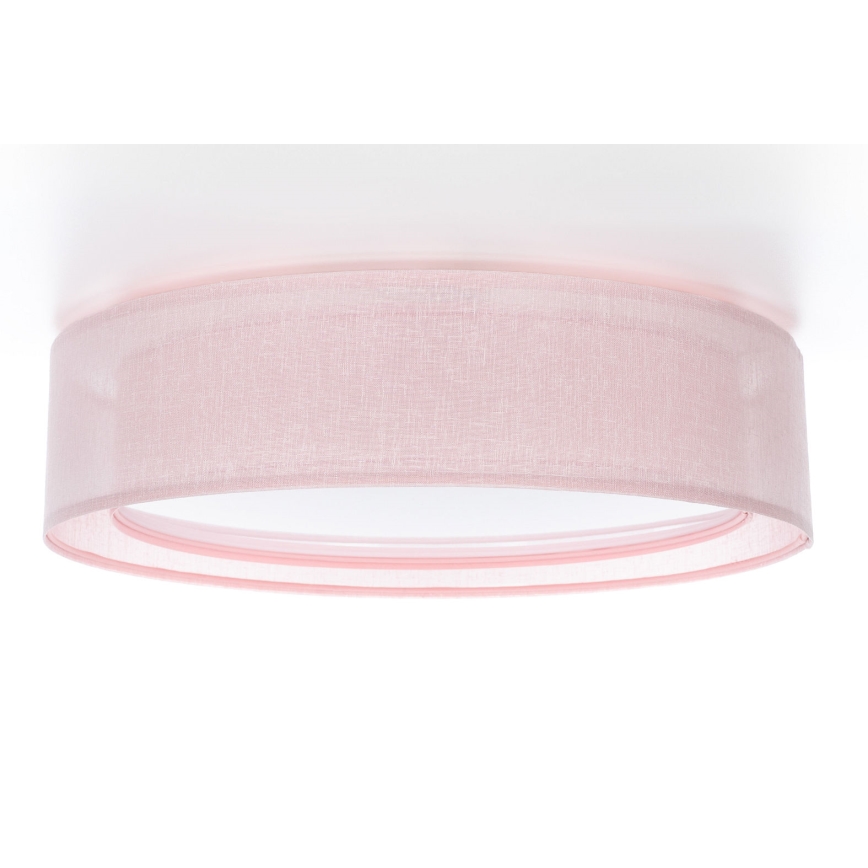Lámpara de techo PURO 2xE27/40W/230V Ø 60 cm rosa