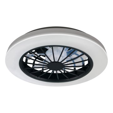 Lámpara de techo regulable LED RGBW con ventilador MALAWI LED/48W/230V 3000-6500K blanca + mando a distancia