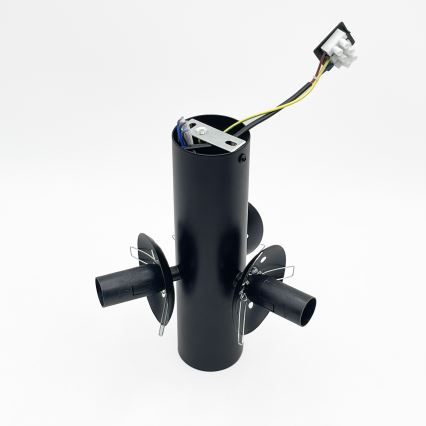 Lámpara de techo SFERIO 3xE14/5W/230V negra/transparente