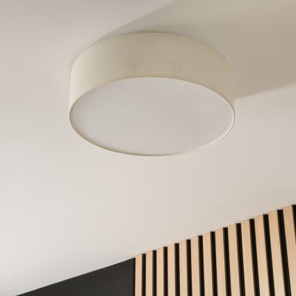 Lámpara de techo SIRJA 2xE27/15W/230V, diámetro 45 cm, color crema